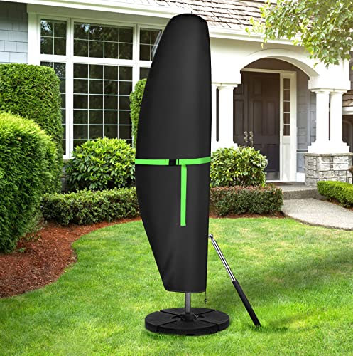 GEMITTO Copertura Protettiva per Ombrellone da Giardino (Diametro 1-3m) - Impermeabile Con Cerniera