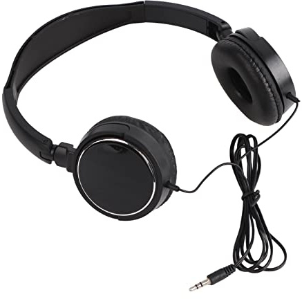 Elprico Cuffie per PC, Cuffie compatte pieghevoli con cavo Stereo HiFi Musica Supporto per cuffie TF Card
