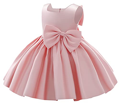 IBAKOM Bébé Petites Enfant Filles Bowknot Tutu Princesse Robe Bal Anniversaire Formel fête Mariage Baptême Demoiselle d'honneur Communion Robe