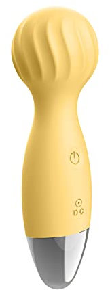 TYDAY AV Vibrator Female Silent Massage Dildo Vibrator mit 12 Vibrationsmodi für ihre Klitoris Stimulation Silikon Female Erotic Sex Spielzeug Sex Toys Paare Massager(Zitrone)
