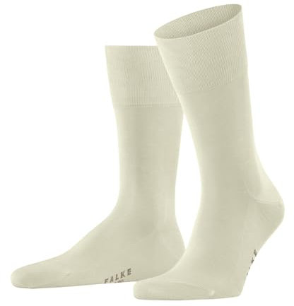 FALKE Herren Socken Tiago M So nachhaltige Fil D'Ecosse Baumwolle einfarbig 1 Paar, Beige Bone White 2130, 45-46