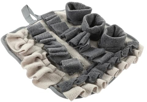 BESPORTBLE Alfombra Olfativa Antideslizante para Entrenamiento De Olores para Conejos y Roedores Funda De Peluche para Estimulación Mental y Consumo De Energía