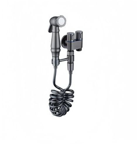 Pulvérisateur De Bidet Ensemble De Cuivre Rehausseur De Valve D'Angle De Salle De Bains Bidet De Chasse À Haute Pression