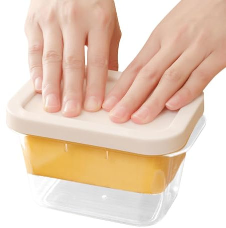 Cortador de mantequilla, recipiente para queso con tapa, para mantequilla