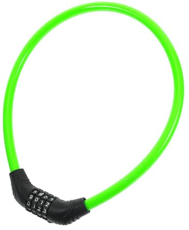 Candado para Bicicleta Profesional Antirrobo Llave, Cadena Verde