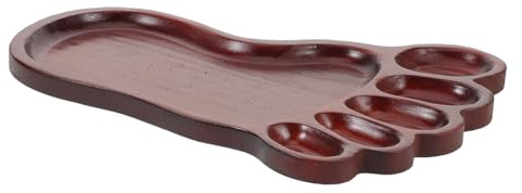 Alipis Planche à Charcuterie Naturel avec Compartiments pour Fruits et Apéritifs Plateau de Service Polyvalent et Facile à Nettoyer pour Réceptions et Dîners