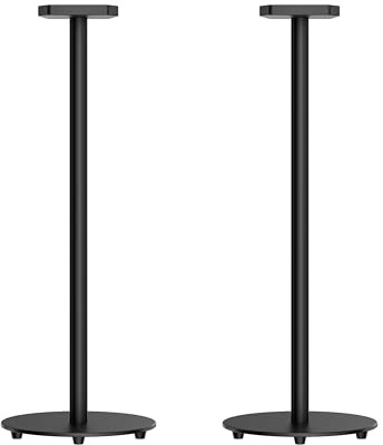 Valerion AWOL ThunderBeat Speaker Stand — Quick Setup, Anti-Tip Base, Holds Up to 4kg, Tool-Free Design for Home Theater & Wireless Surround Systems (1 Pair)