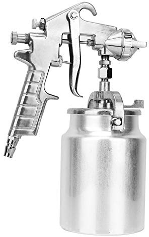 Pistola de pulverización de Pintura neumática PQ-2, 1000 ml de Pintura a Mano pulverización 2.0 mm Tipo de succión de Boquilla Ajuste de alimentación Ajustable para pulverizar