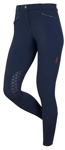 LeMieux Imogen Knee Grip Breeches for Women - Equestrian Pants for Horseback Riding - Ladies’ Jodhpur - Navy - US04