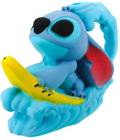 Annaffiatoio Stitch Disney 3D per fiori, 30 x 22 cm, annaffiatoio decorativo da giardino in plastica colorata per interni ed esterni, decorazione per casa, balcone, terrazza o aiuole di Christmas