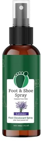 Spray Para Zapatos Para Olor Spray Podológico Hidratante De Secado Rápido | Solución De Larga Duración Con Agradable Portátil Para Mujeres Hombres Y Deportistas