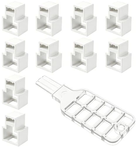 Ethernet-portlås dammskydd med 1 nyckel