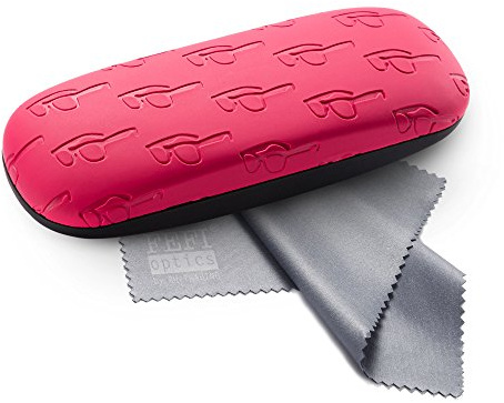 FEFI Hardcase Brillenetui Softtouch im geprägten Brillen-Design