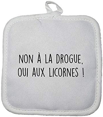 Manique Gant de Cuisine Drogue Licorne