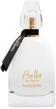 FRANCK OLIVIER PARIS - Bella in Paris - Eau de Parfum Femme - Parfum Floral, Fruité - Notes de Poire, Orange, Rose, Magnolia - Frais & Délicat - Fabriqué en France - 75 ml