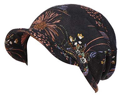 Amorar Damen Baumwolle Kopftuch Schal Bandana Hüte Slouchy Beanie Hut Blumen Kappe Schal Baseball-Mütze Haarausfall Turbans Kopfbedeckung Headwear Kopf Wraps Sonnenblende Kappe Winter warnen Hut