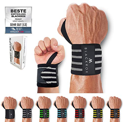 BLACKROX Handgelenkbandage Wrist Wraps Beast Killer 2x Handgelenkstütze Mann u. Frau Handgelenk Bandage für Sport, Fitness, Gym Bodybuilding Stabilisierend & Schützend