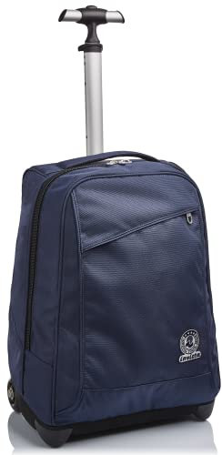 Invicta Trolley BENIN SOLID, 2 in 1, Schulranzen mit Rollen, Rucksack mit Trolleyfunktion für Schule, Reisen, Mädchen&Jungen, aus nachhaltigem Stoff