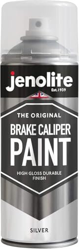 JENOLITE- Bremssattellack Silber. Bremssattelfarbe. Hitzefester Thermolack für Bremsklötze am Auto bis 300°C. Inhalt: 400ml