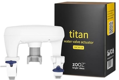 Zooz Z-Wave Long Range 700 Series Titan Water Valve Actuator ZAC36 | Compatible with Z-Box, SmartThings, Works with Ring Alarm