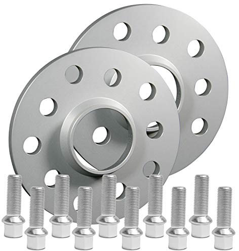 SilverLine Spurverbreiterung 10mm (5mm) mit Schrauben schwarz 5x112 57,1mm - 10205E-52_M1415KU33Q