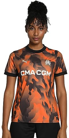 PUMA Om Replica Thrid jersey svart/orange dam 24/25, 1 stycke, S