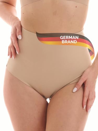 TONEST String Gainant Femme - Taille Moyenne - Ventre Plat - Culotte Sculptante - Shapewear Amincissante Invisible - sous-vêtement - 1000-MS-FC