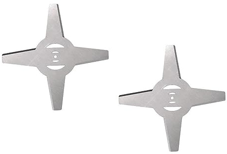 Torribala 2 Pezzi 15 cm 4 Denti Lama Universale Batteria al Litio Elettrica Accessori per Tosaerba Tosaerba Ricaricabile Lama Tosaerba