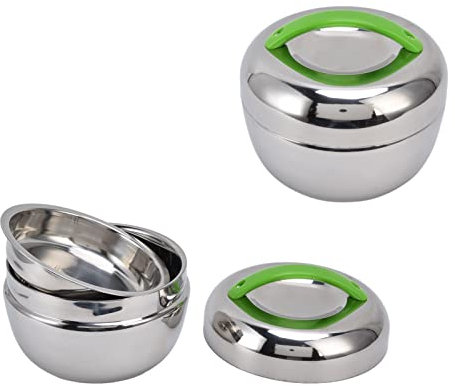 OKJHFD Bocaux alimentaires isolés en acier inoxydable de 1,0 L, thermos, récipient alimentaire isolé, boîte à déjeuner isotherme portable avec couvercle étanche pour étudiants, employés