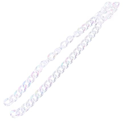 Tofficu 1stück Schultertaschenriemen Mit Abnehmbaren Schnallen Transparente Handtaschenkette Für Umhängetaschen Geldbörsen Und Sling Bags Installieren Und Vielseitig Einsetzbar