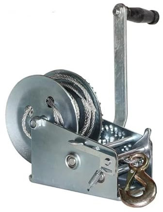 HYBMRQVD Treuil Manuel de Levage à câble métallique de 600 à 3 000 LB, treuil Manuel de Levage à Main Domestique, Machine de Traction autobloquante, extracteur de câble (800 Livres)
