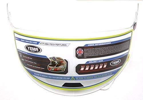 YEMA Helmet Visor Face Shield for YM-627, Clear Visor