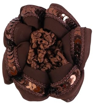Haarnetz Dutt 3 stücke Mädchen Pailletten Häkeln Haarnetz Ballett Tanz Skating Snoods Elastische Krawatte Bun Abdeckung Haar Styling Werkzeug for Frauen(Coffee)