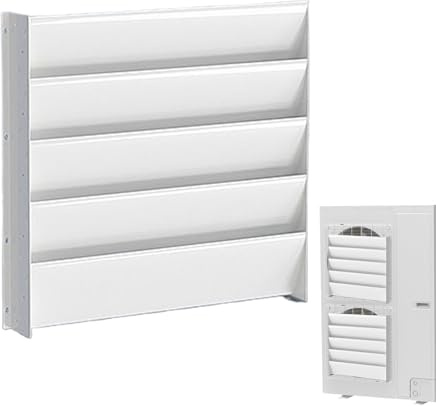Déflecteur d'Air pour Climatiseur - Déflecteur d'Air pour Unité Extérieure de Climatisation - pour Bouches d'Aération Convecteurs Plancher Mur Fenêtre Domestique