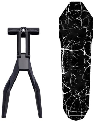 Wlinfetity Juego de guardabarros para bicicleta, plástico PP5, para carretera y montaña para bicicleta, color negro