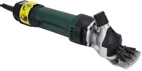 Nosqew Professionella elektriska fårsaxar, 690 W, hög effekt, justerbar hastighet, 1 6 inställningar, 2400r min motorull skötselgräsklippare för djuruppfödning ( 220 V)