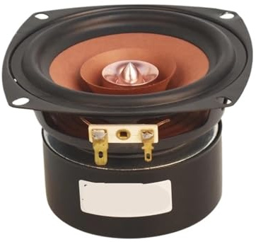 1 pièces 4 Pouces bibliothèque Haut-Parleur 4 ohms 8 Ohm 30W HiFi Balle Gamme complète Haut-parleurs Audio for Haut-Parleur de cinéma Maison(Rot)