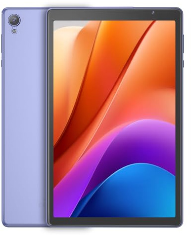 10 Inch Tablet,Tablet Android 32GB+1TB TF Expand,1280 x 800 HD(Purple) | 6000mAh,Dual Speaker,Dual Cameras,Type C,SmartPad Android Tablets