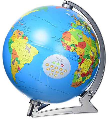 Ravensburger Interaktiver Globus 00793, Tiptoi – Player Nicht enthalten (Französiche Version)