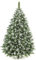 AmeliaHome Künstlicher Weihnachtsbaum 220 cm Tannenbaum Christbaum Kiefer PVC Weihnachtsdeko Lemmy
