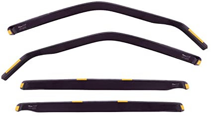 J&J AUTOMOTIVE | Windabweiser Passend Für Kuga 2, 2013-2019, Heko Regenabweiser, Getönt, Set 4-Teilig, Vorne, Hinten, Aerodynamisch