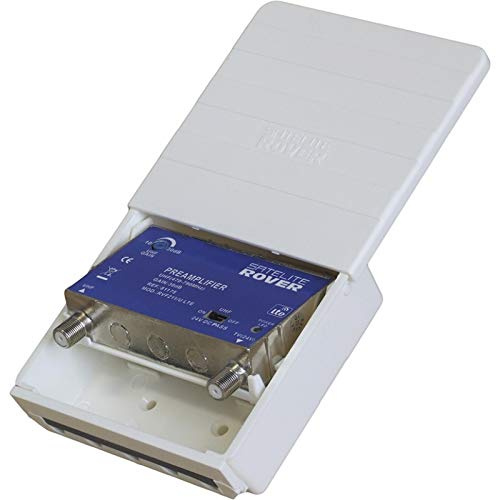 Amplificador de Mástil 1 Entrada UHF 1 Salida 30dB con LTE 4G/5G