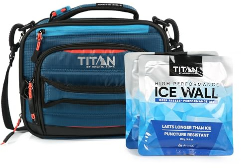 Titan High Performance Fridge Cold Expandable Insulated Lunch Box - Blue