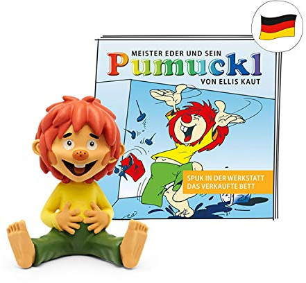 tonies Hörfigur für Toniebox, 2 Pumuckl Hörspiele: Spuk in der Werkstatt & Das verkaufte Bett, Hörspiel für Kinder ab 4 Jahren, Spielzeit ca. 49 Minuten