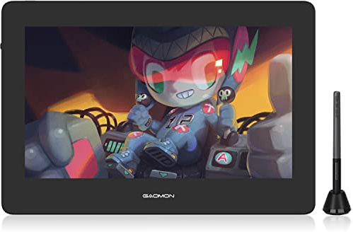 GAOMON PD1220 11.6' Diagonal Display Tavoletta grafica 1920 * 1080 schermo completamente laminato + 8192 pressione della penna senza batteria Supporto per le cuffie Jack per Android & Win&Mac OS
