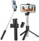 Palo Selfie Trípode Bluetooth Gopro,Mini Extensible 4 en1 Selfie Stick de Aluminio con Mando a Distancia Inalámbrico Trípode InalámbricoTrípode Inalámbrico para Selfies, Trípode Portátil