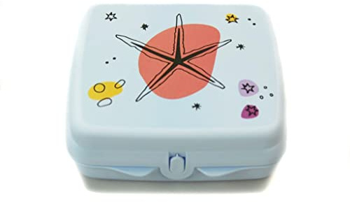 Tupperware to Go Sandwich-Box hellblau Seestern Pausenbox Brotbox Schule