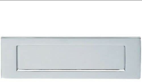 Manor Polished Chrome Letter Plate 256 x 76mm Front Door 10 x 3