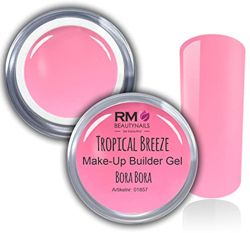 UV-Gel Make-Up Builder Led Gel Neon Rosa Hema Frei Nagelgel Fingernagel RM Beautynails 1x 15ml (1er Pack)