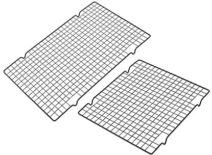 MAGICLULU 2pcs Kitchen Food Rack Nonstick Carbon Steel Pastry Cooling Rack Baking for Cookie Baking for Kitchen Use